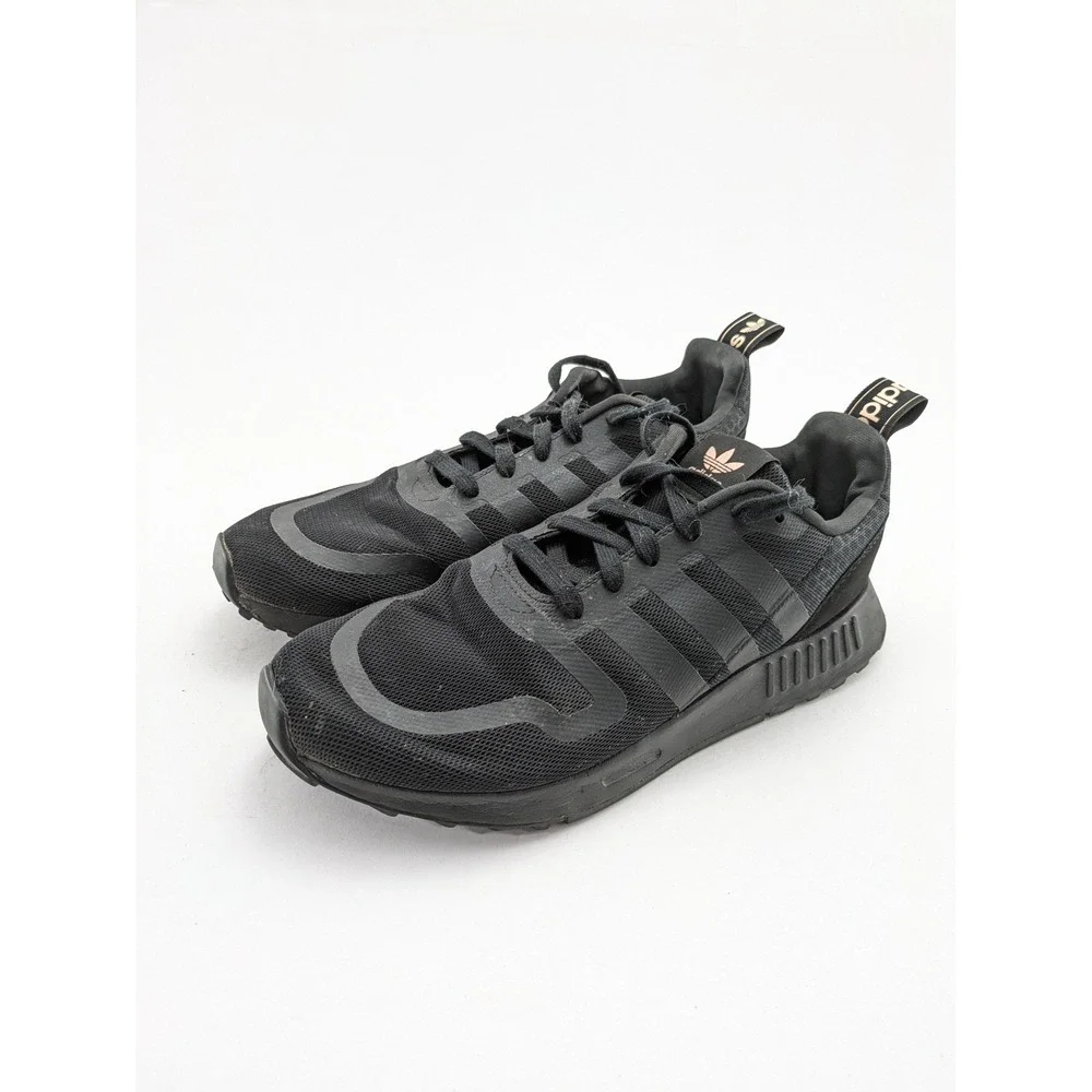 Womens Adidas Multix Originals Triple Black Running Gym Shoes FZ3453 Size 10